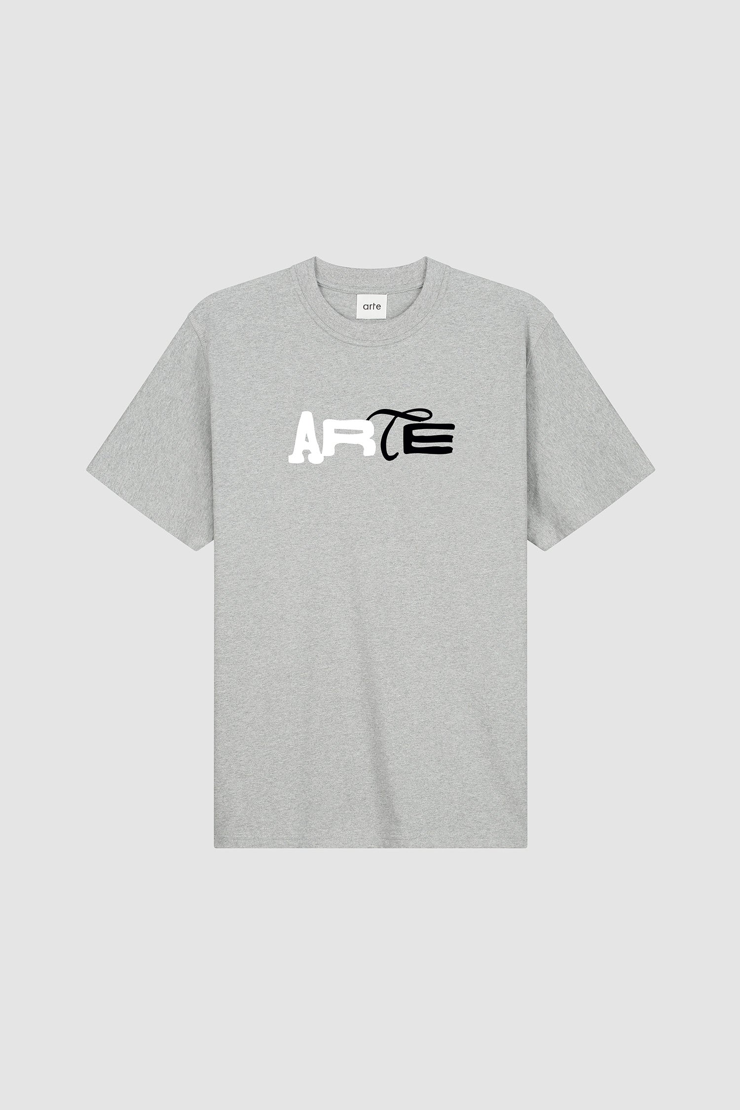 Duo Print Logo T-shirt - Grey