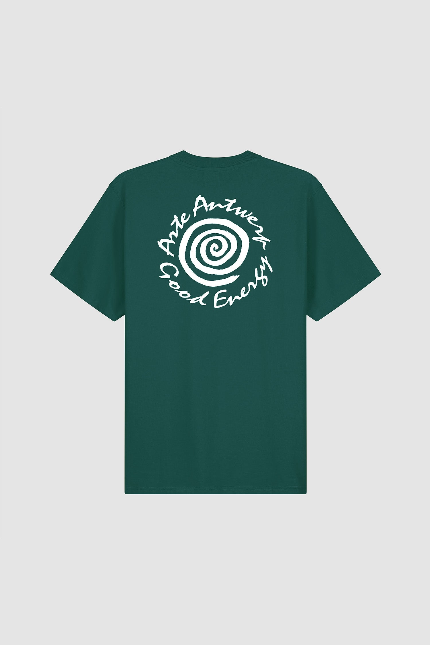 T-shirt à imprimé grandes spirales - Vert