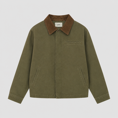 Veste artisanale « Dusty » - Verte