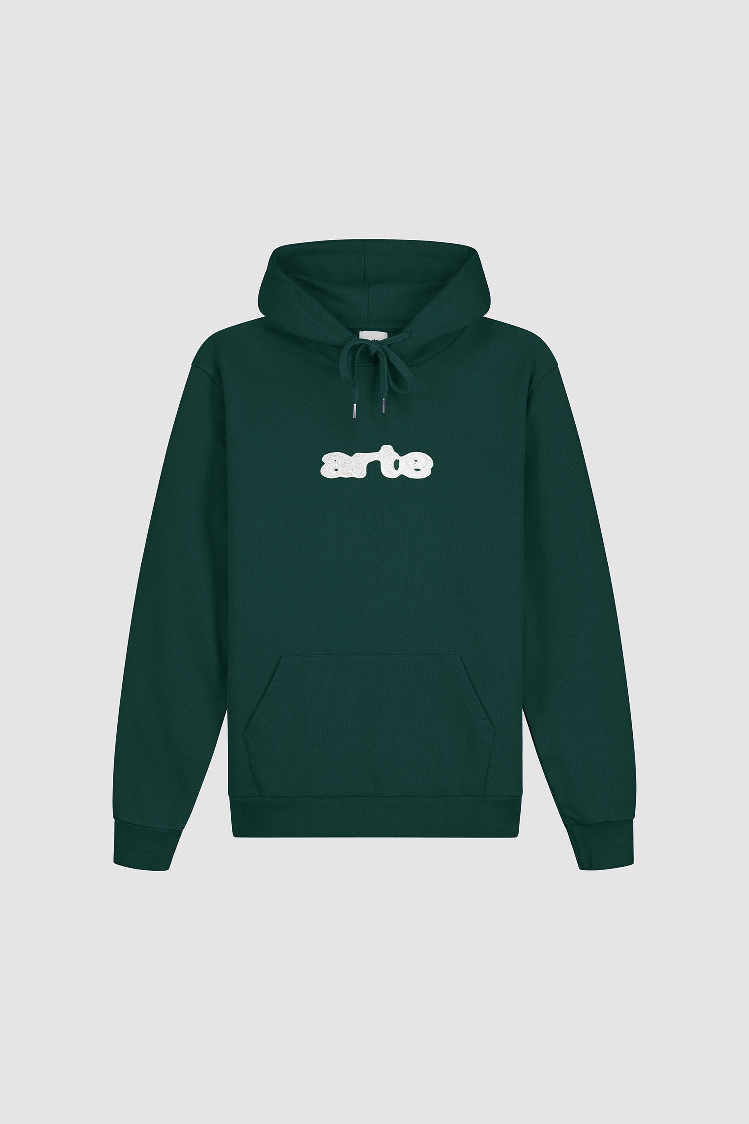 Sweat à capuche avec logo brodé - Vert