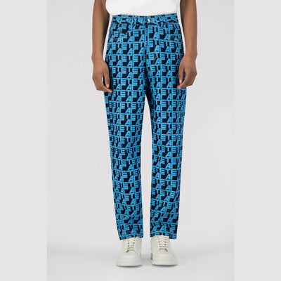 Jean Allover Pants - Denim Printed