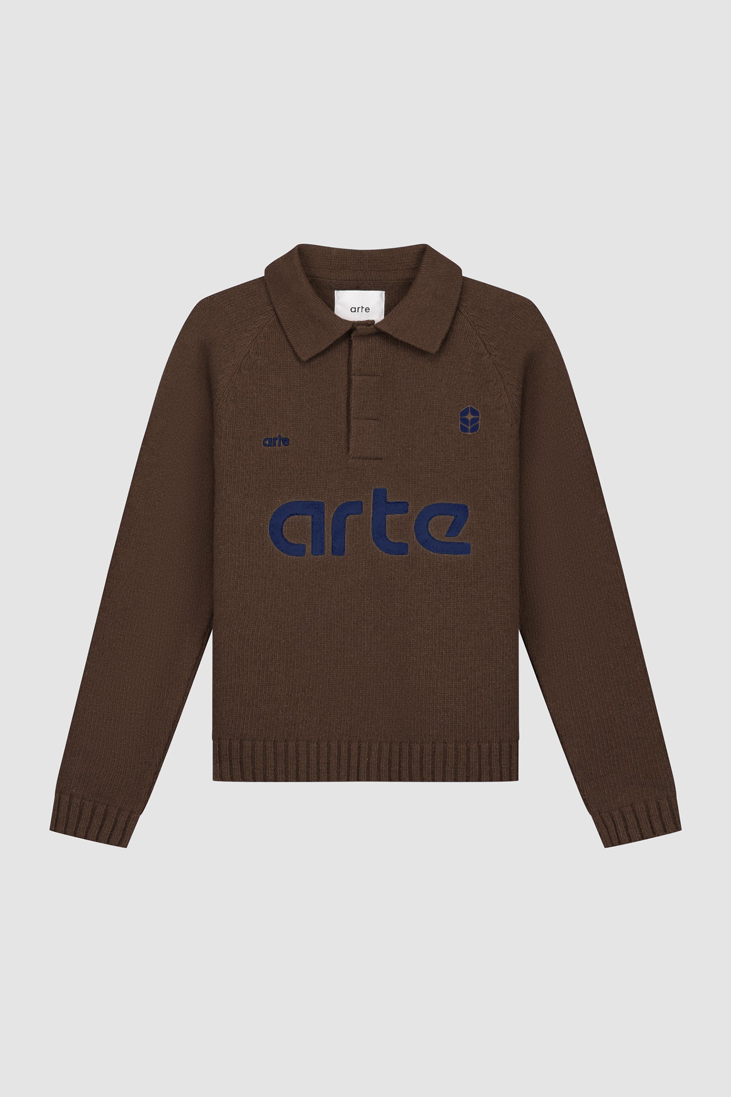 Football Knit - Brown