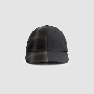 Casquette en nylon à carreaux - Noir/Carreaux