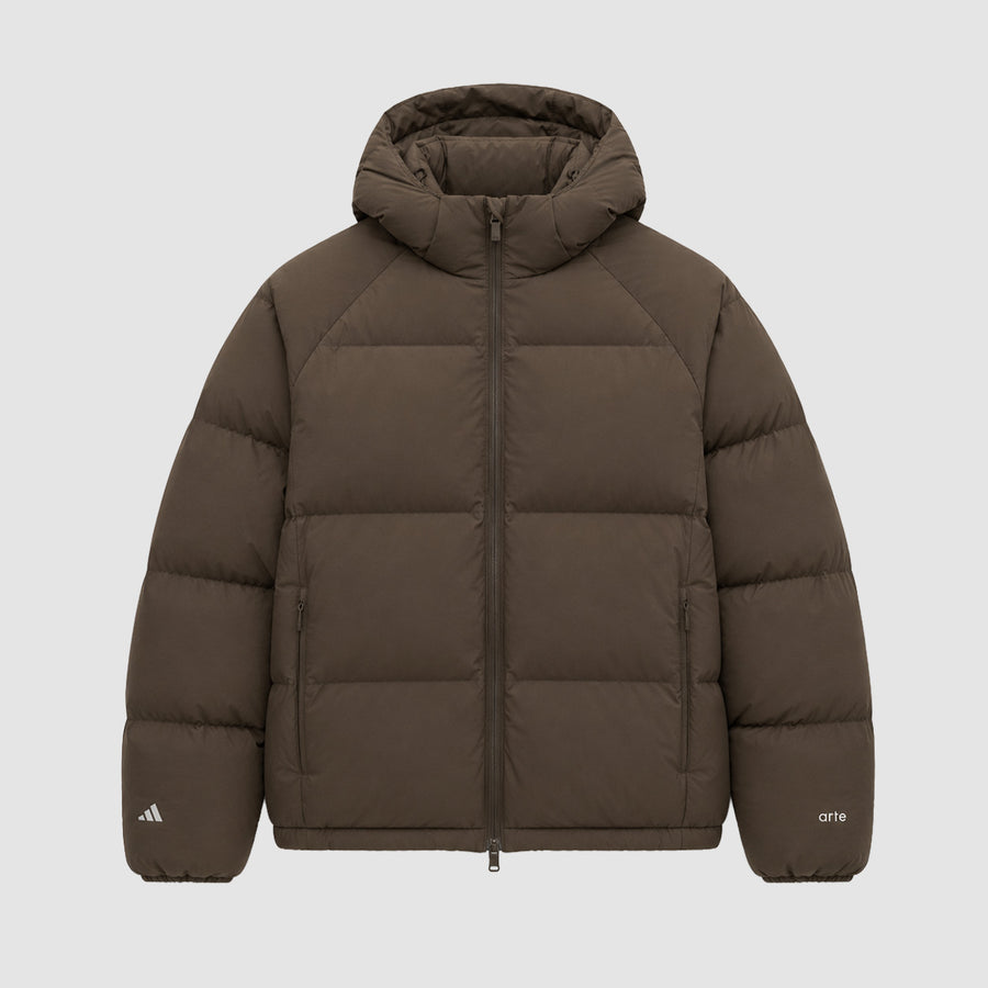 Doudoune double épaisseur Arte pour adidas - Shadow Olive