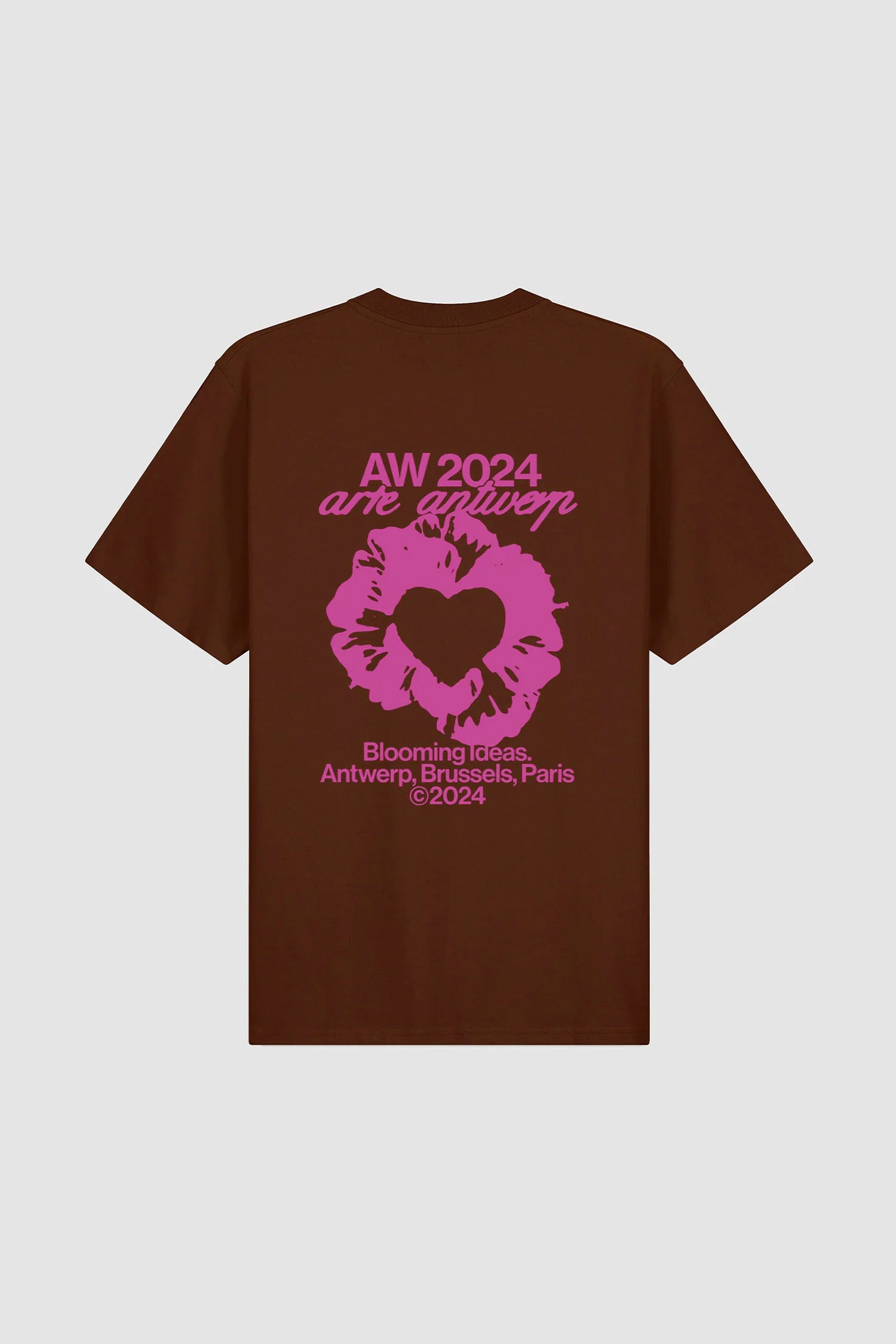T-shirt Rose - Marron