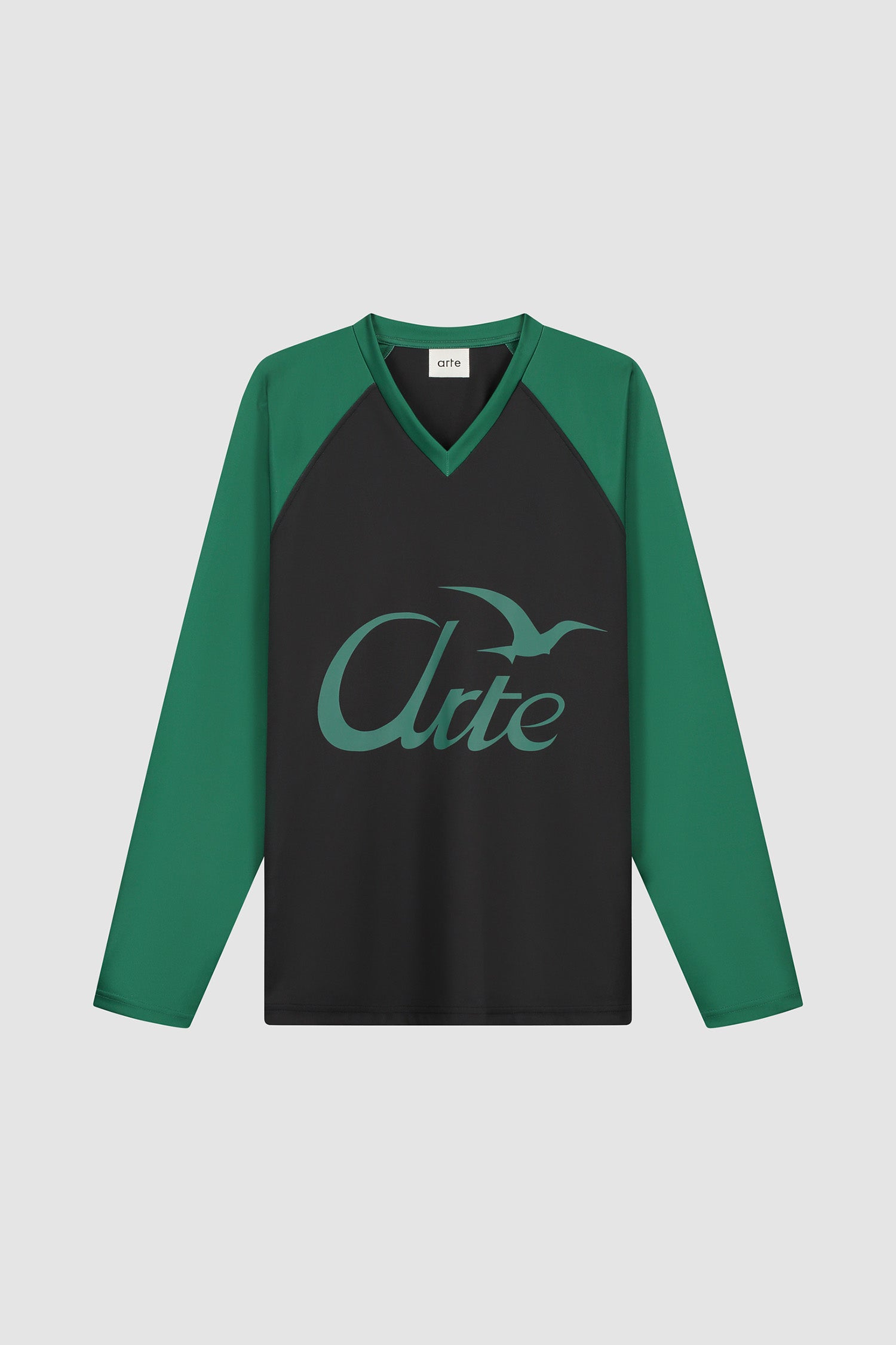 Bird Logo Longsleeve - Green/Black