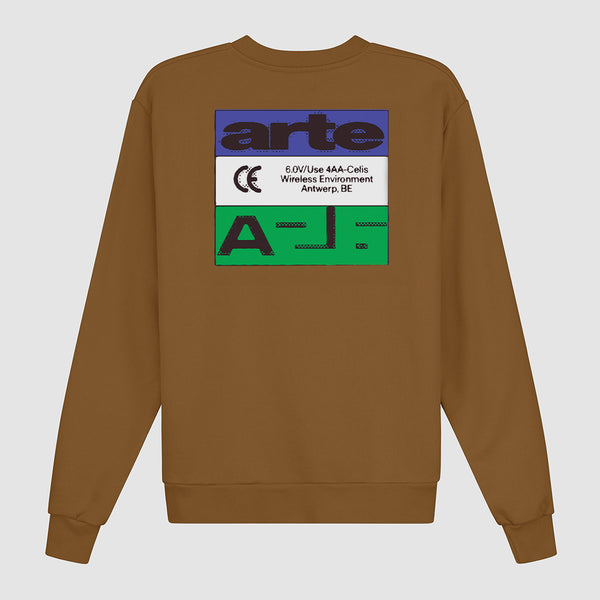 Tricolor Serial Crewneck