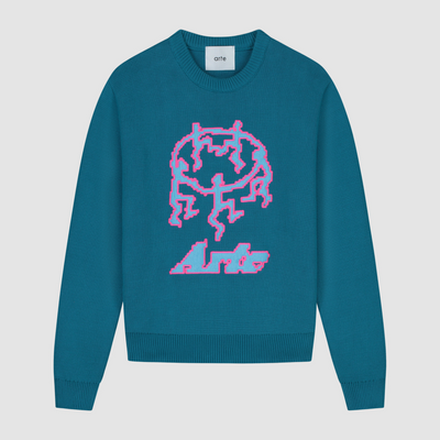 Pull Kobe Pixel Dancers - Bleu pétrole