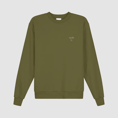Arte Heart Crewneck - Vert