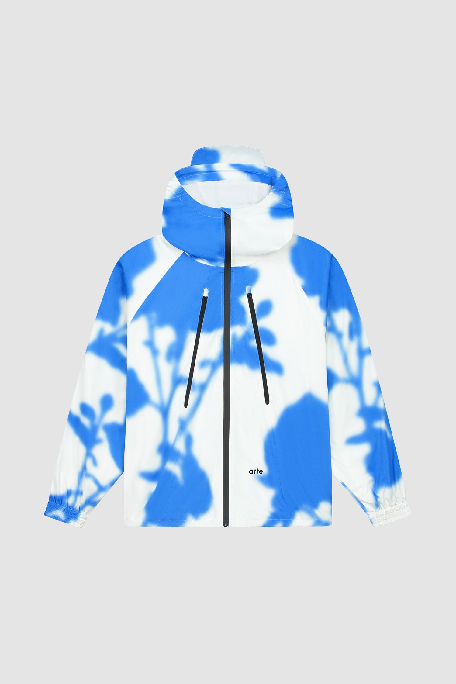 Blue Flower Technical jacket - White/Blue