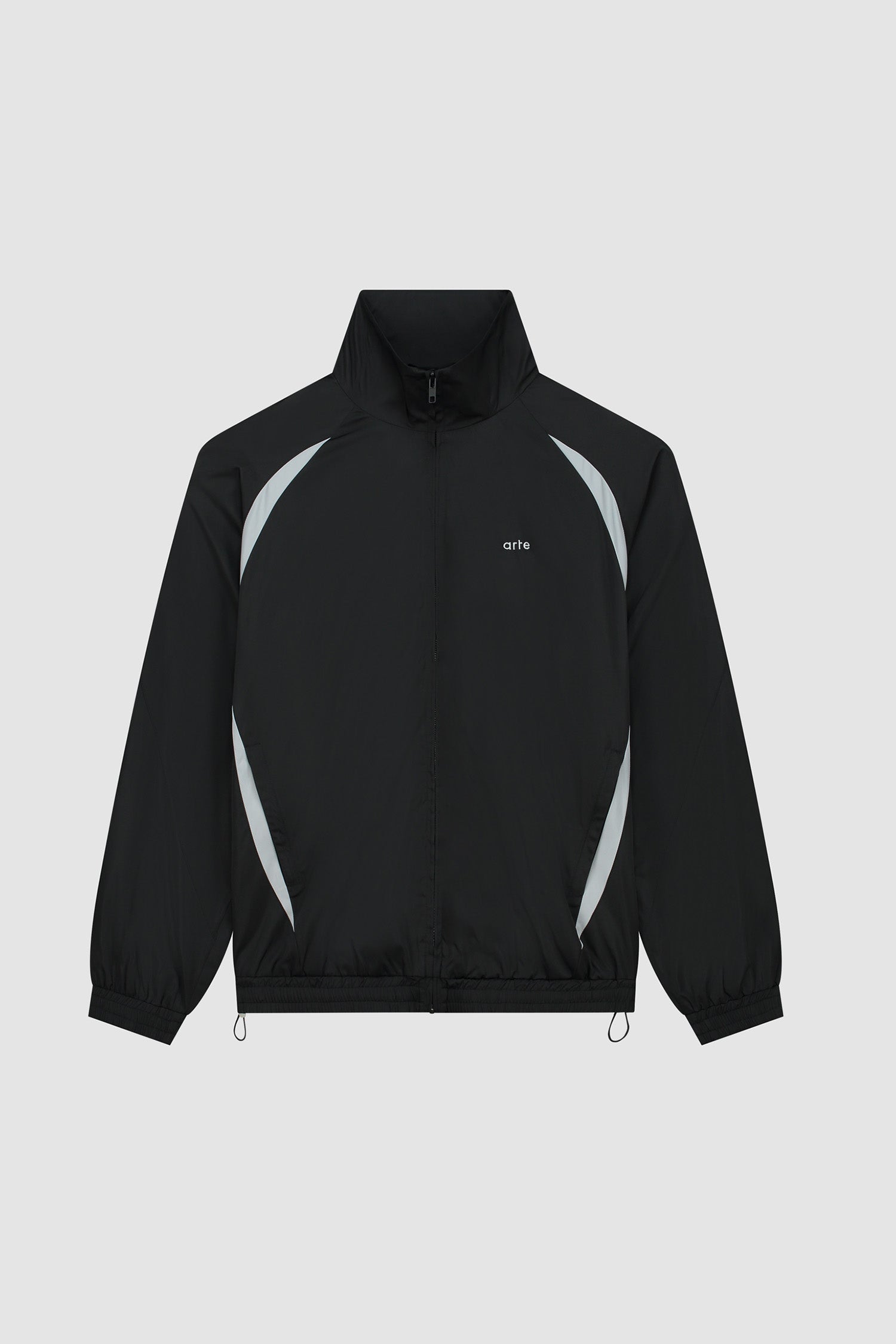 Two-tone Tracksuit Jacket - Black