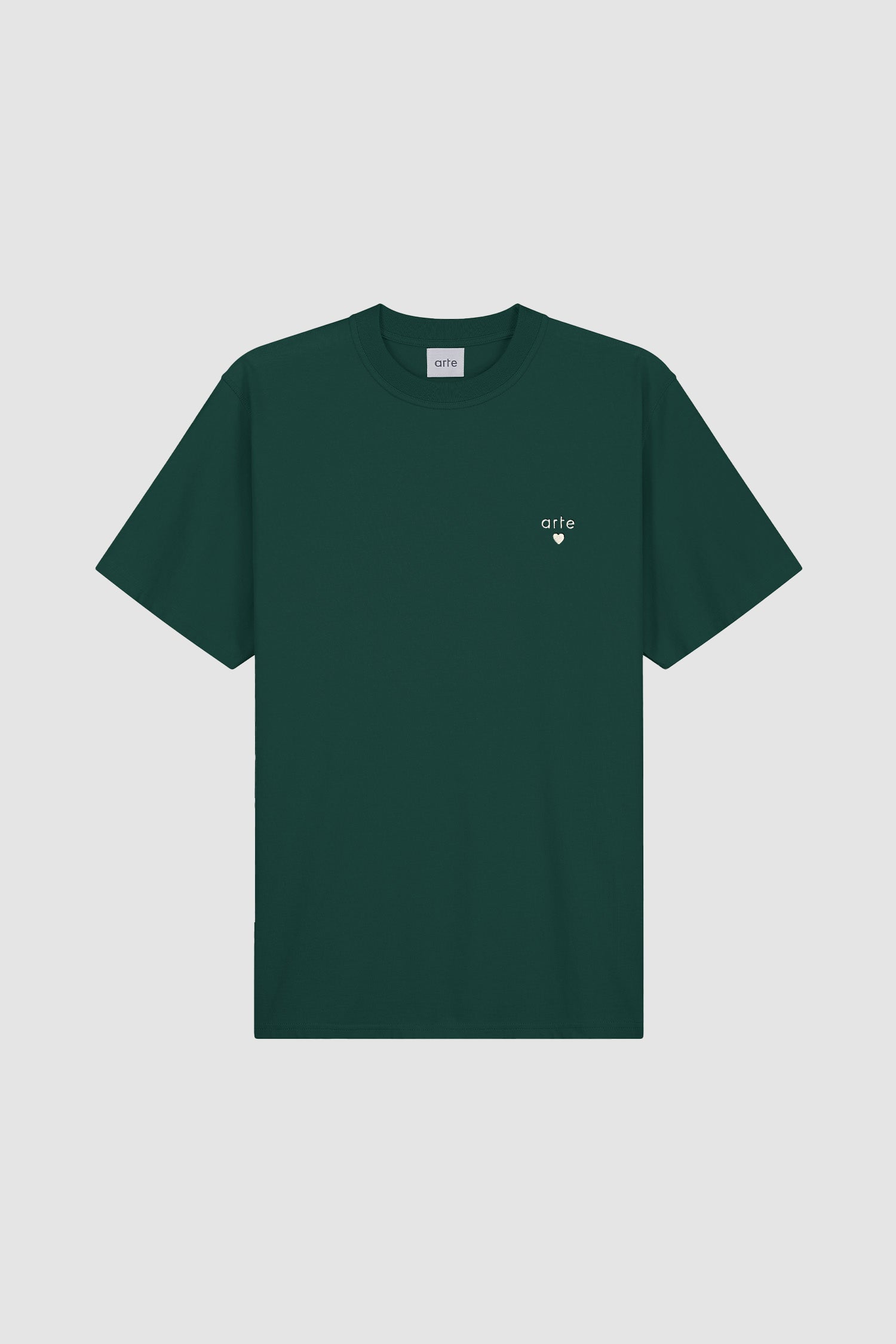 T-shirt avec logo en forme de cœur - Vert