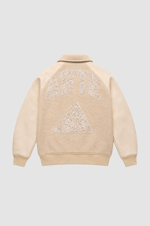 Arte for adidas Varsity Jacket - Cream packshot