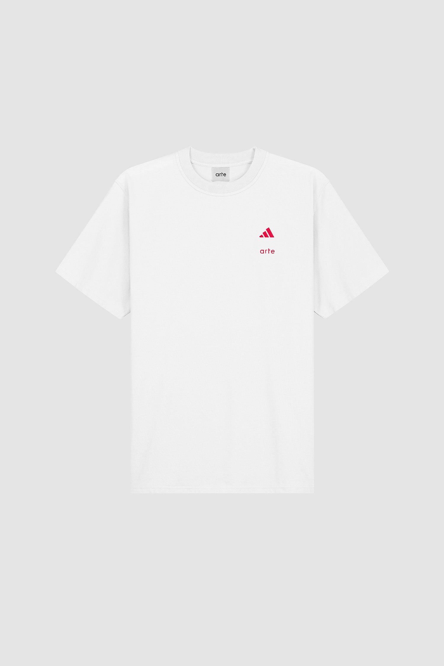 T-shirt Arte pour adidas, blanc, vue arrière