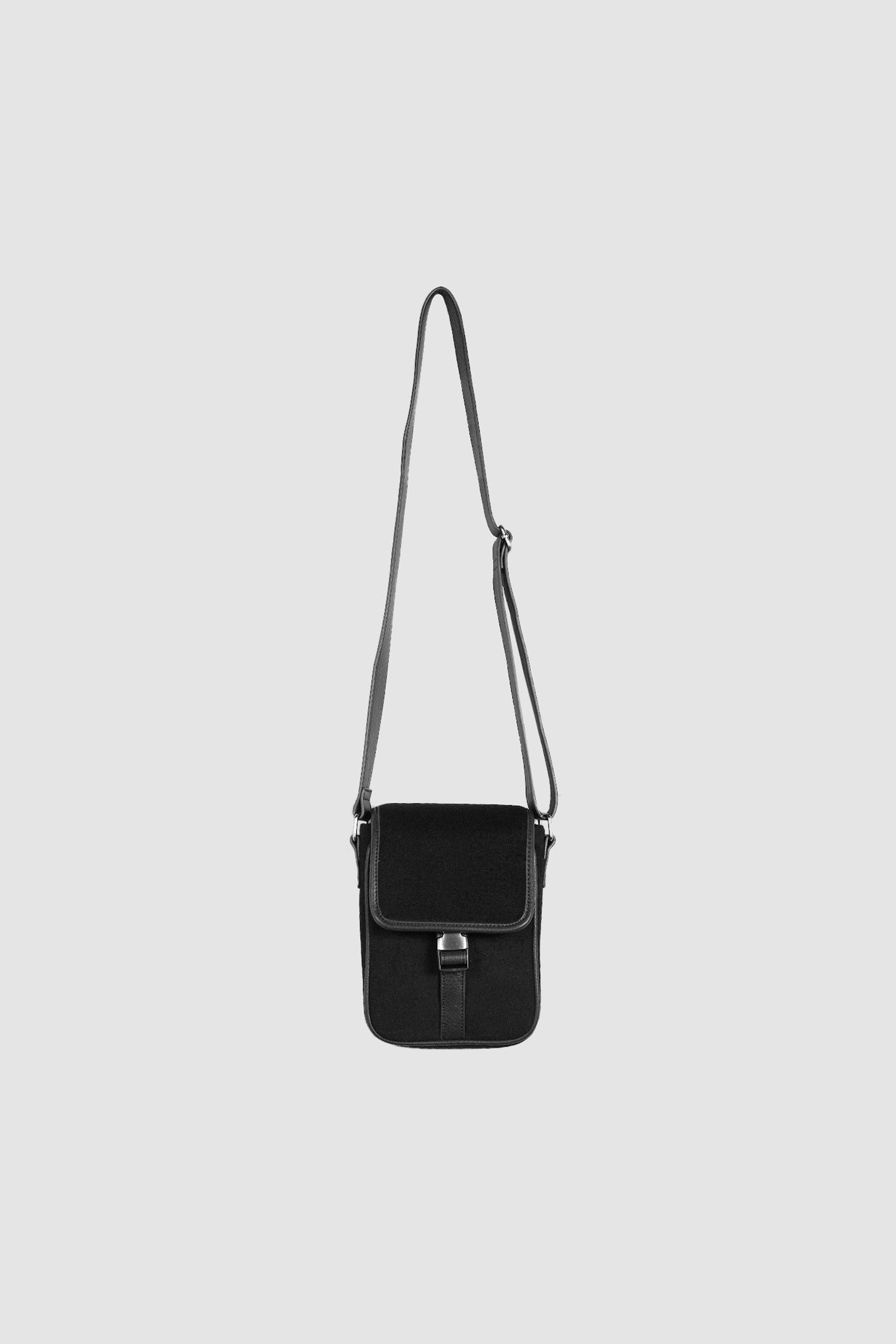 Wool Small Bag - Black