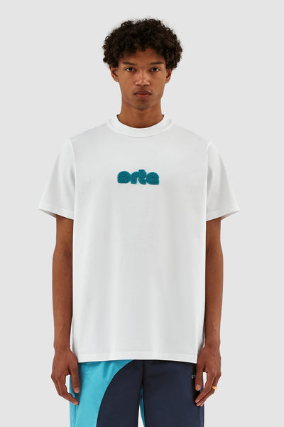 Taut Chenille Logo T-Shirt - White