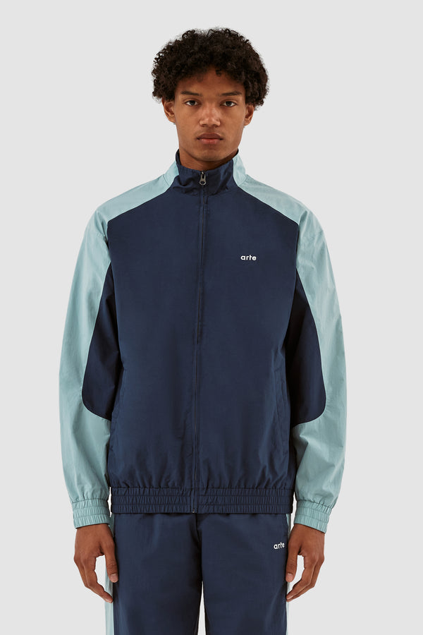 Jordan Colorblock Jacket - Navy/Light Blue