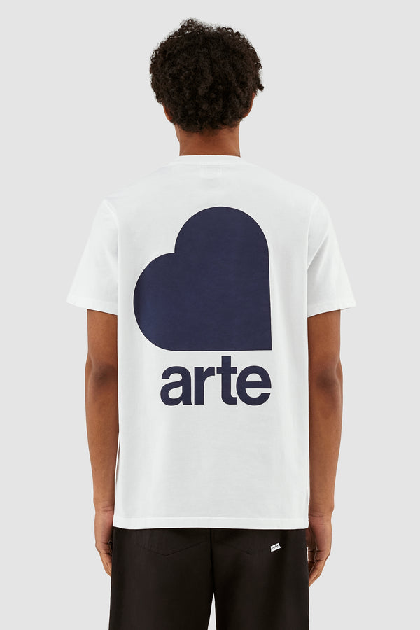Taut Back Heart T-shirt - White