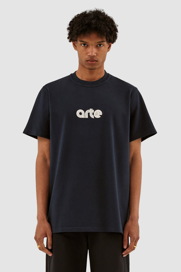 Taut Embroi Logo T-shirt - Navy