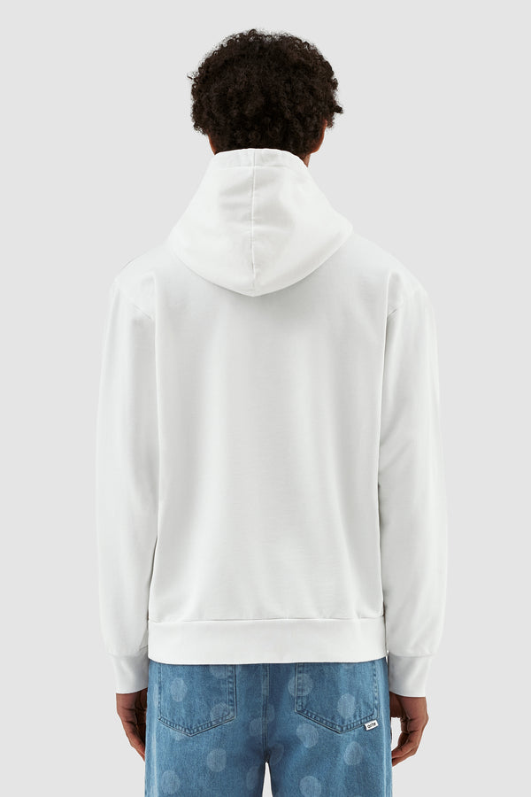 Hannes Logo Hoodie - White