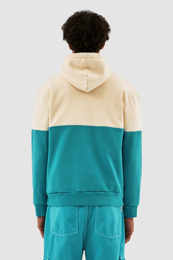 Henny Multi Hoodie - Cream/Lake Blue