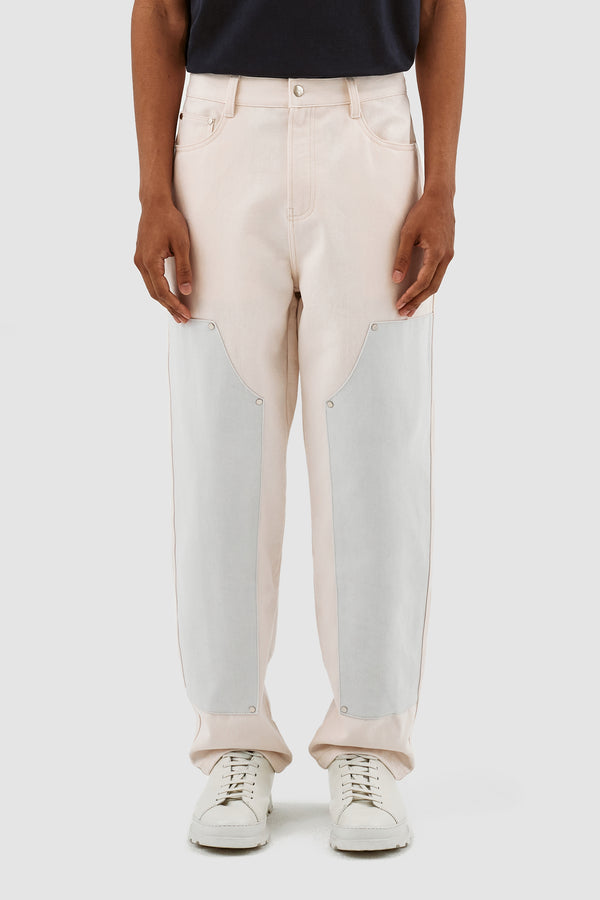 Jones Colorblock Pants - Cream/Nimbus Cloud