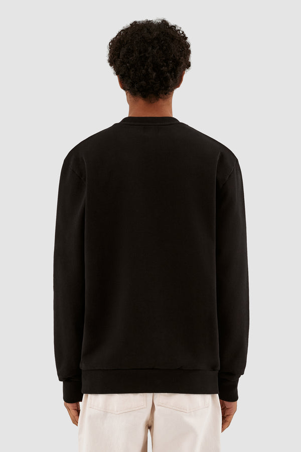 Conrad Heart Logo Crewneck - Black