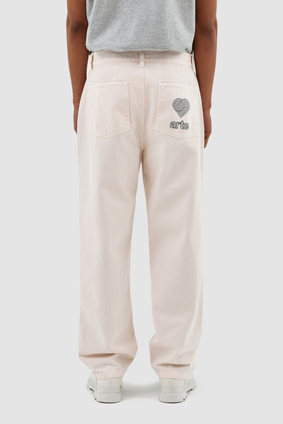 Paul Pocket Logo Pants - Cream