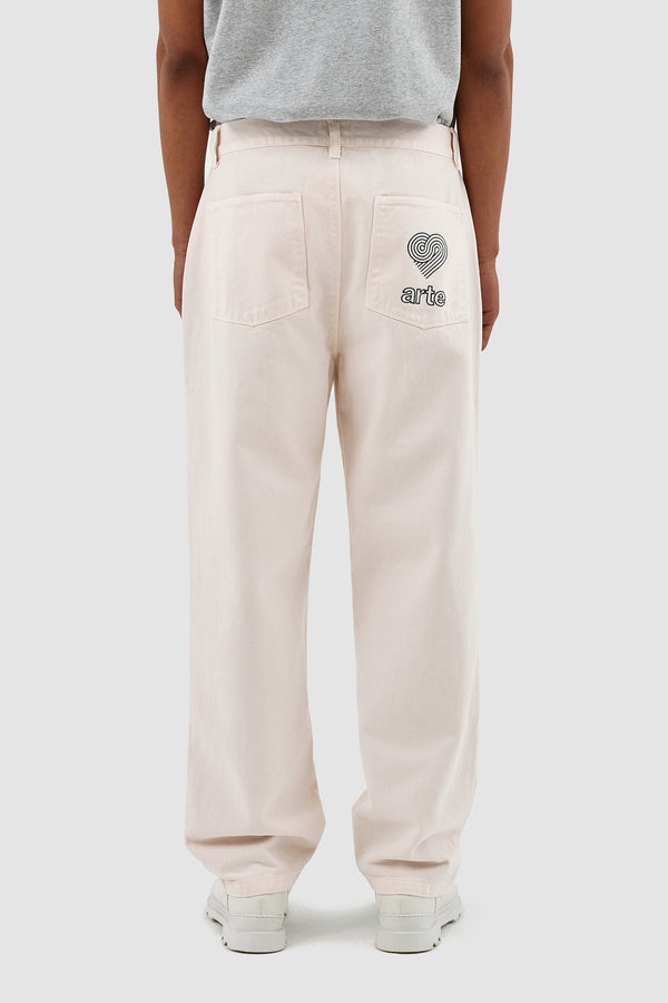 Paul Pocket Logo Pants - Cream