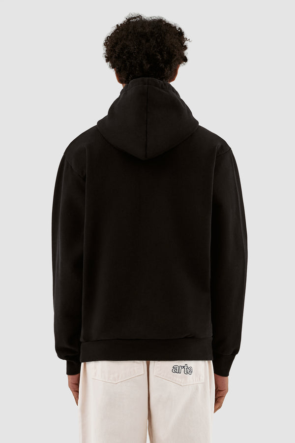 Hannes Bau Logo Hoodie - Black