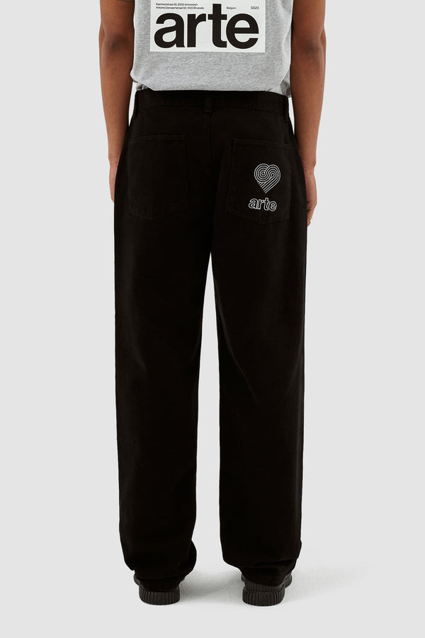 Paul Pocket Logo Pants - Black