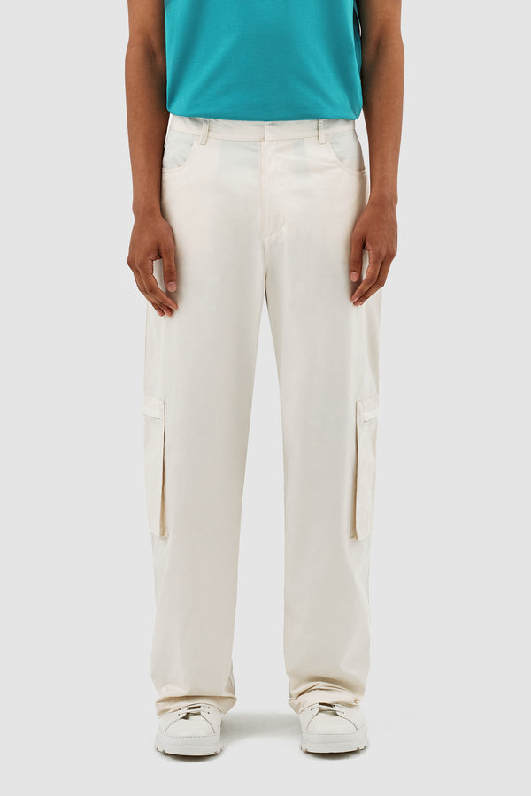 Patrick Double Pocket Pants - Cream