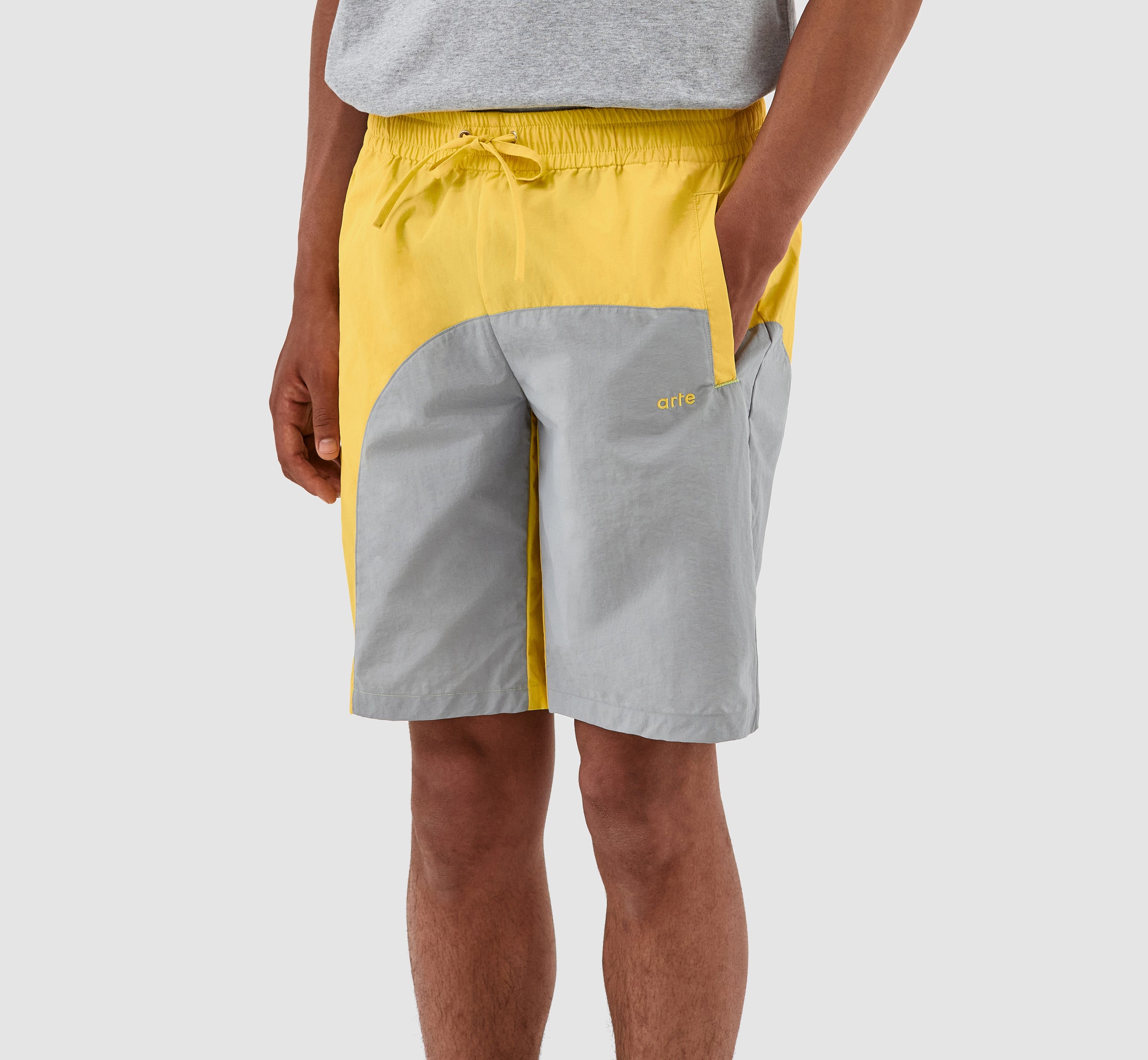 Steiner Shape Shorts - Yellow/Grey