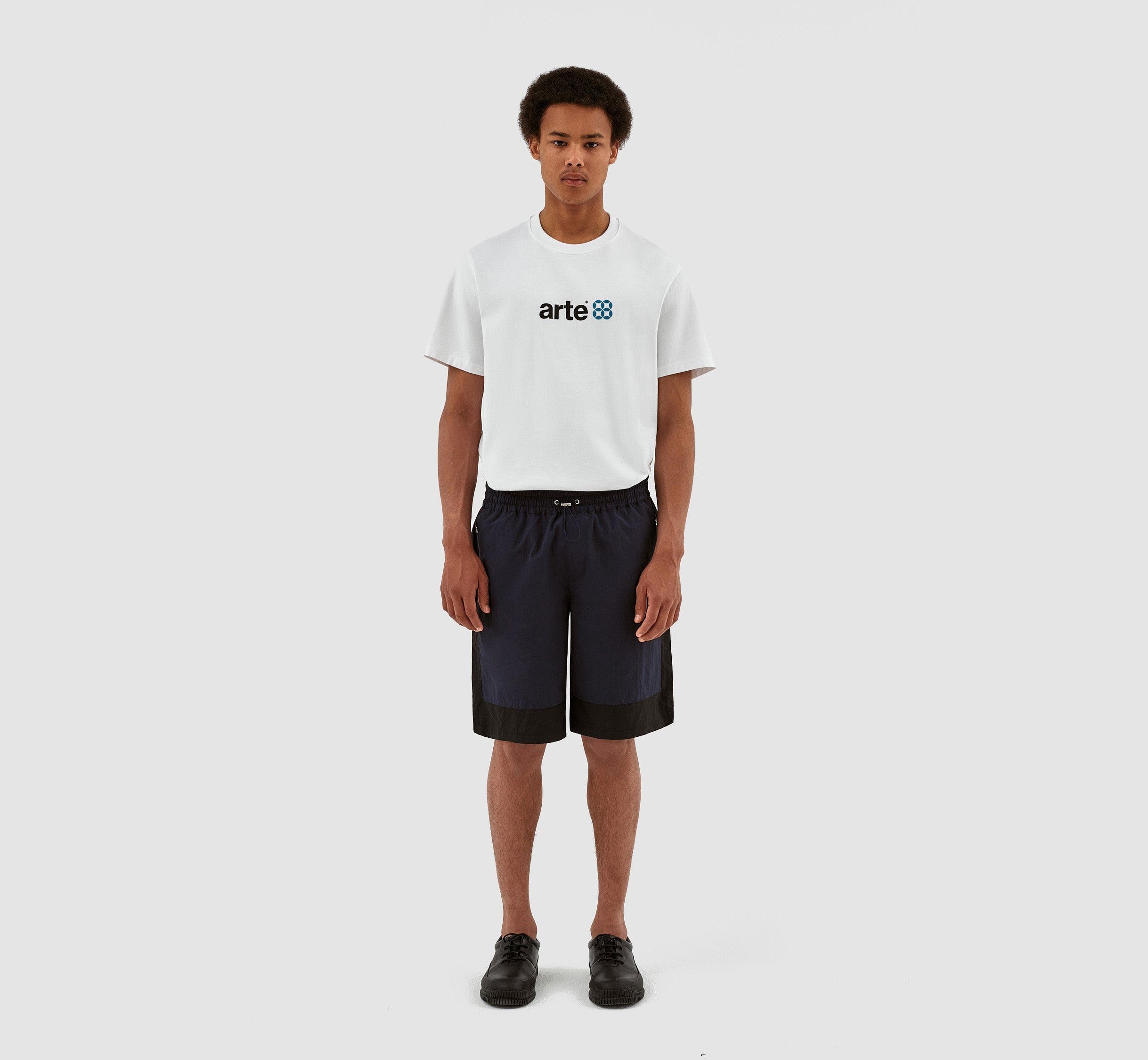 Steiner Contrast Shorts - Black/Navy