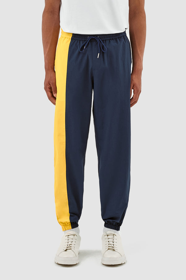 Jordan Side Pants - Navy/Yellow