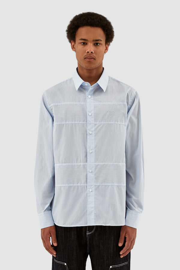 Stockton Logo - White/Light Blue