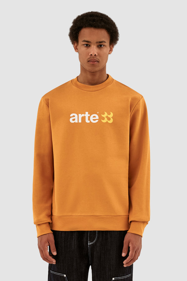 Conrad SS23 Logo Crewneck - Inca Gold
