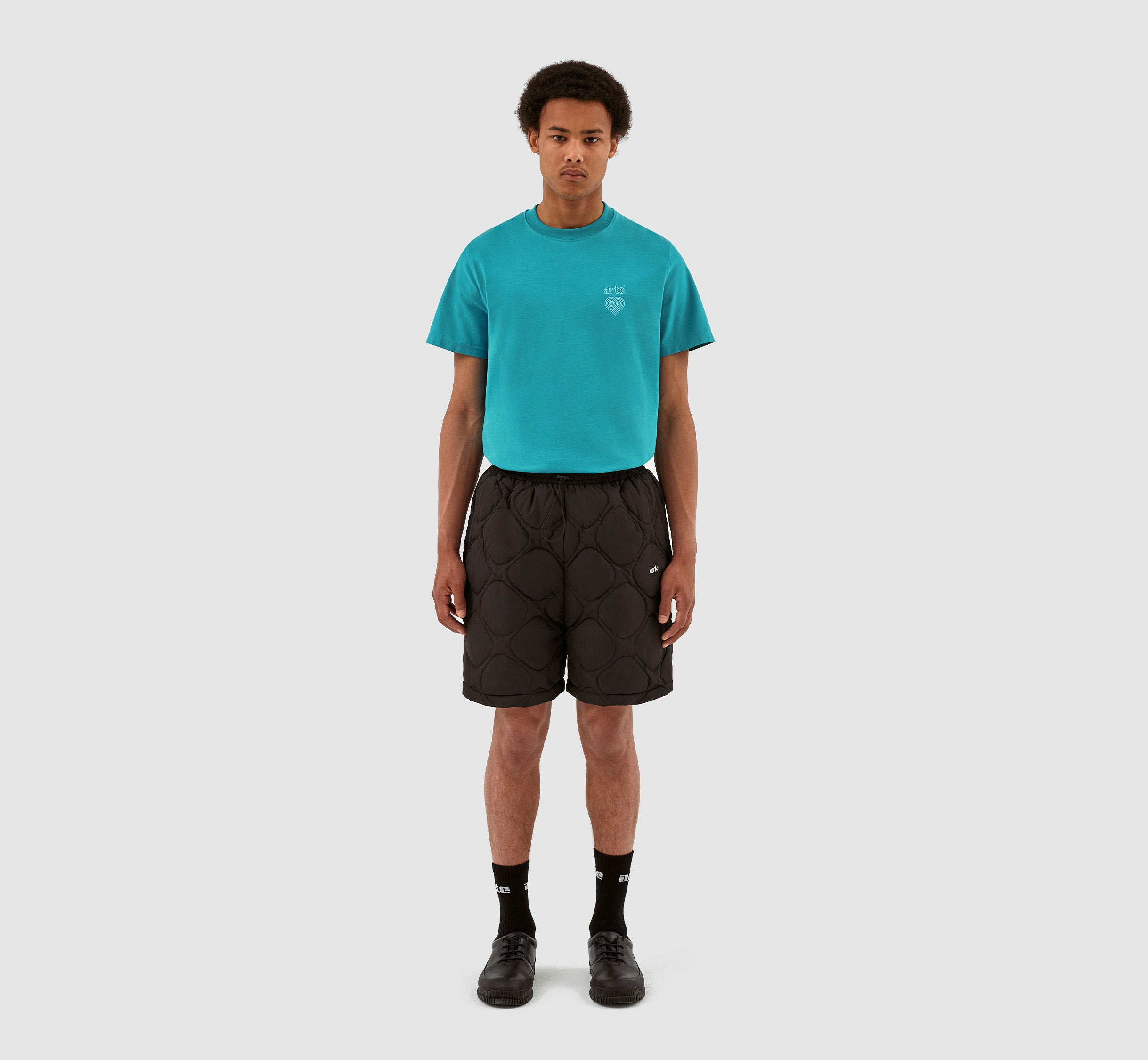 Steiner Quilted Shorts - Black