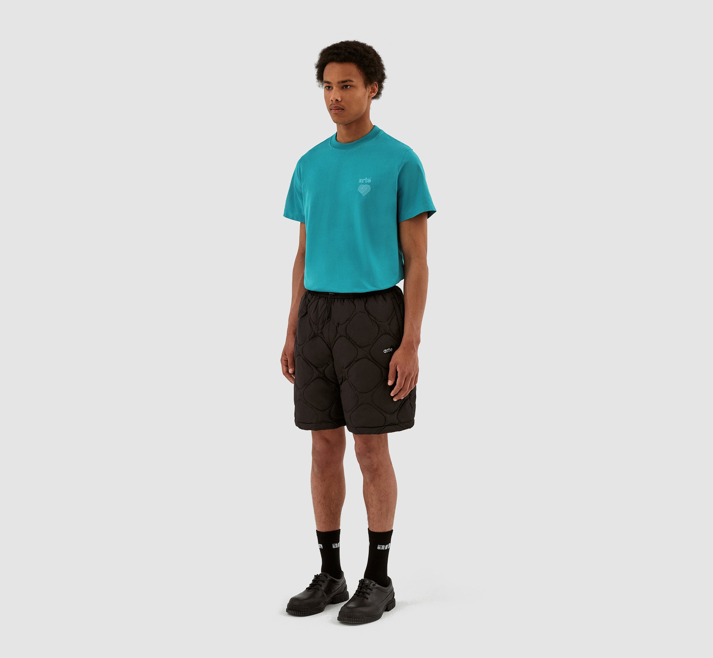 Steiner Quilted Shorts - Black