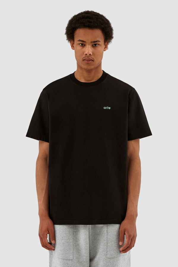 Taut Back G Print T-shirt - Black