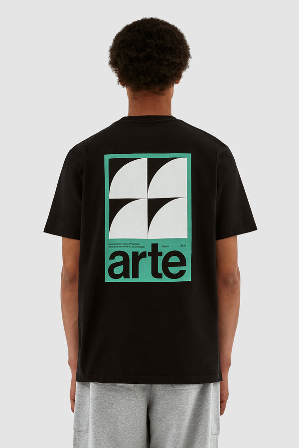 Taut Back G Print T-shirt - Black