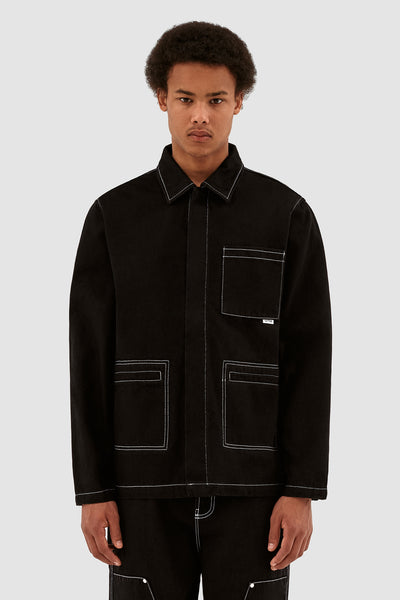 Veste Workwear Poelzig - Denim noir