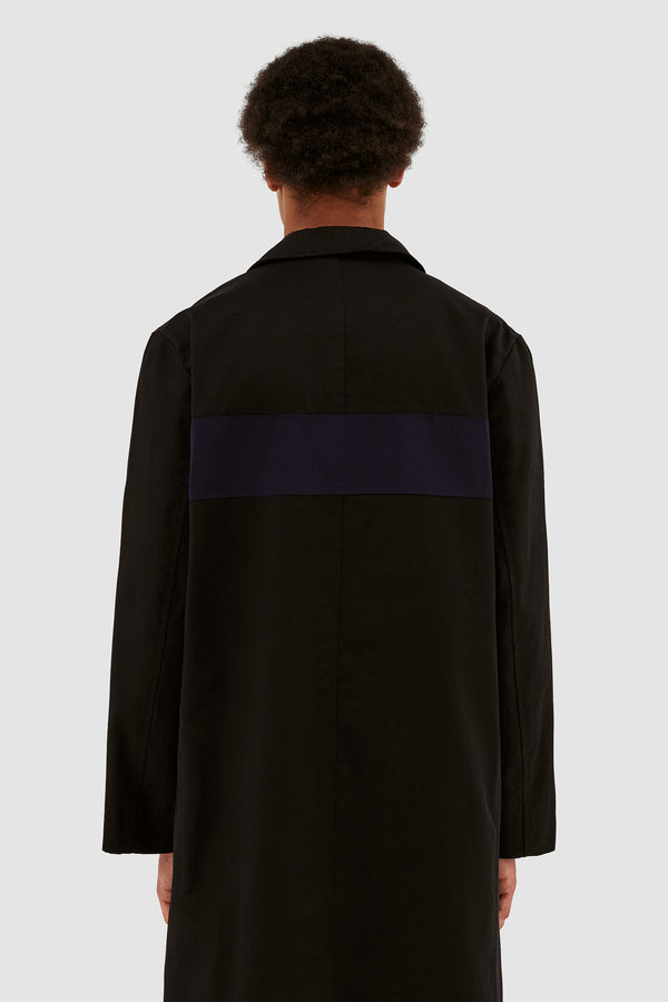 Joe Strap Coat - Black/Navy
