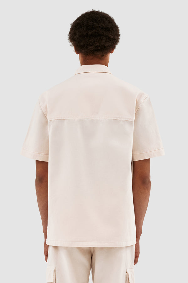 Peter Detail Pocket Shirt - Cream