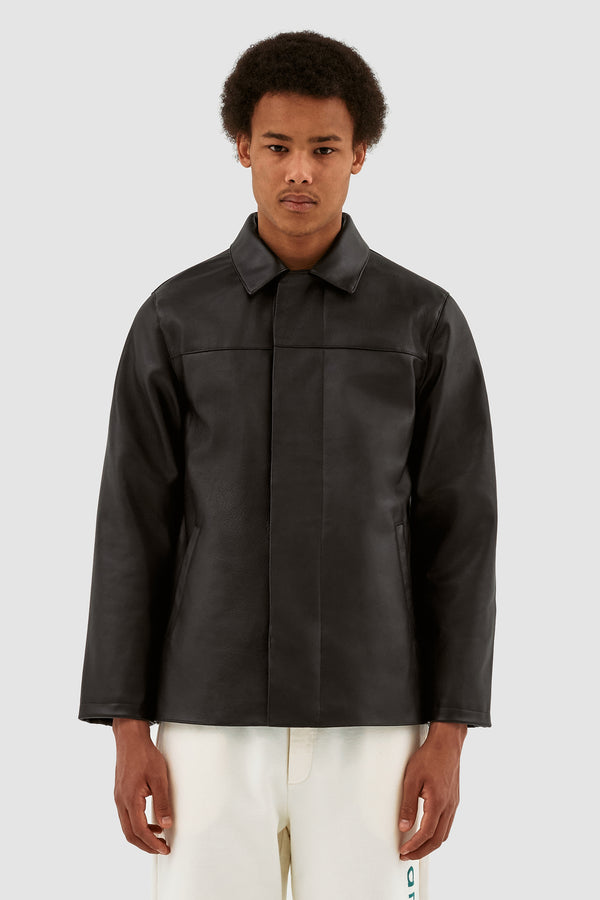 John Leather Jacket - Black