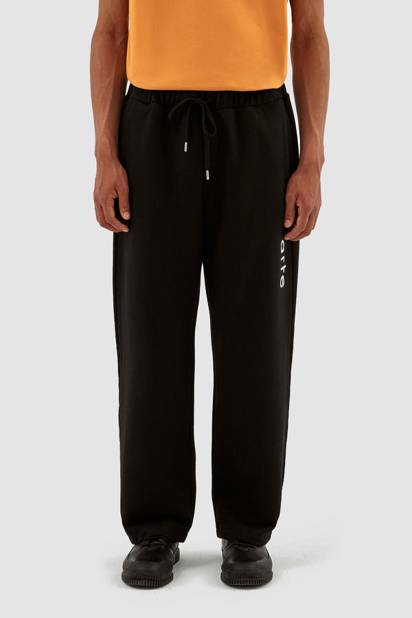 Tristian Side Logo Pants - Black