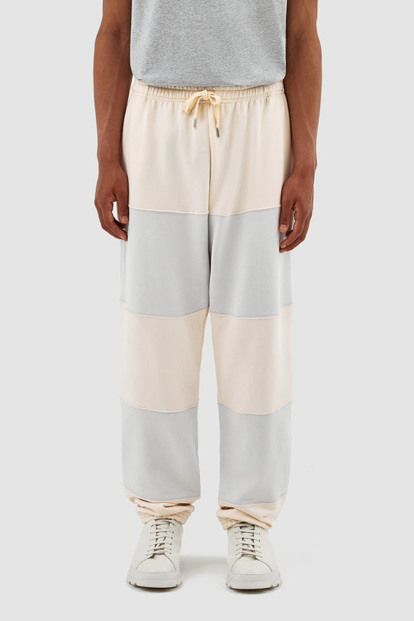 Tristian Stripes Pants - Cream/Light Grey