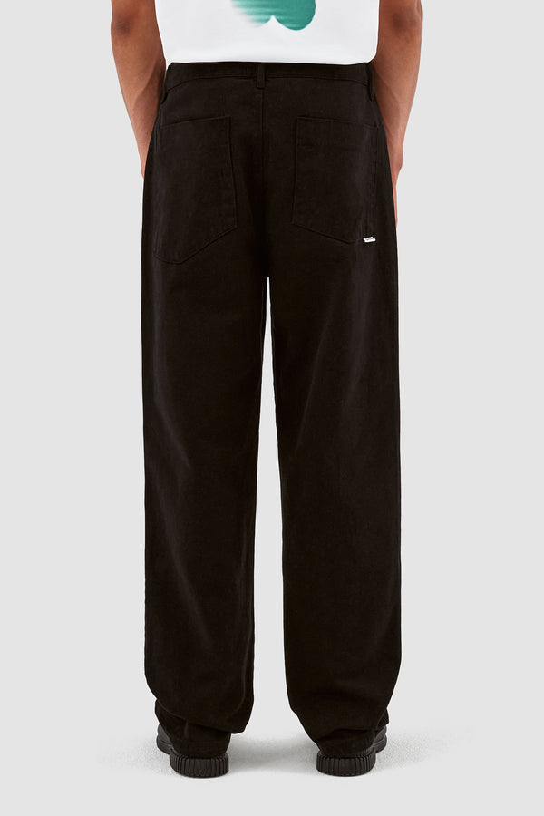 Porter Cotton Velvet Pants - Black