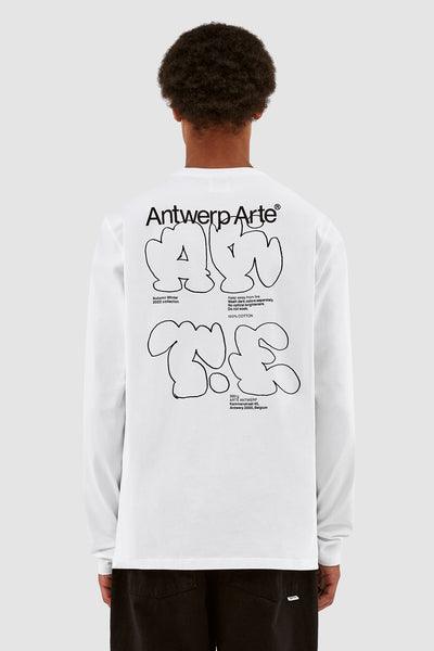 Lee Back Tag Longsleeve - White