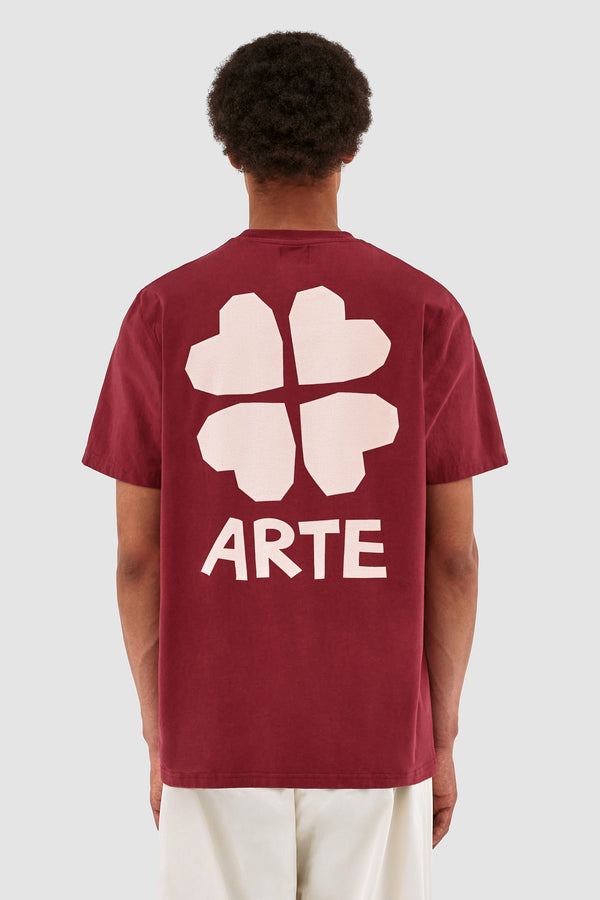 Turner Back Block Trevo T-shirt - Bordeaux